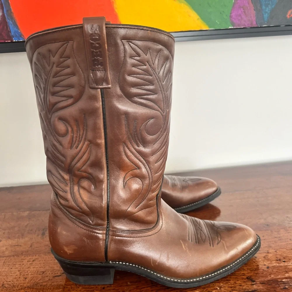 Red Wing 9801-1 USA-made Cowboy Boots, 11D, Excellent Condition - Picture 7 of 14